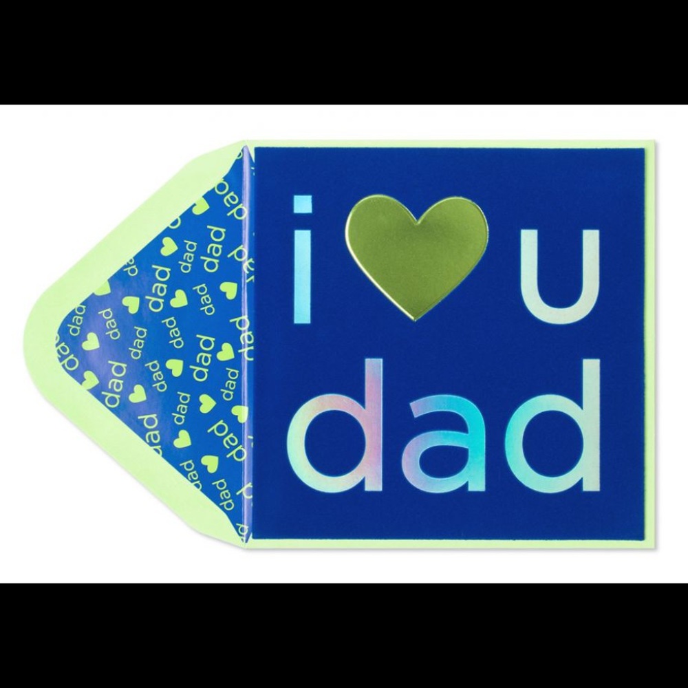 ⚡️5/$30⚡️Papyrus I love U dad, Father’s Day card